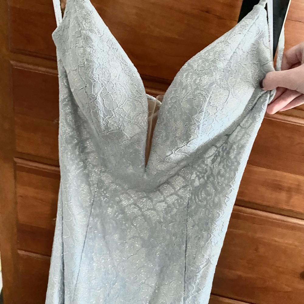 Amarra blue/silver prom dress size 6